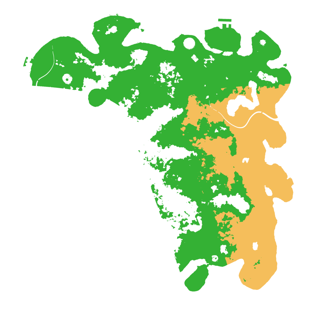 Biome Rust Map: Procedural Map, Size: 4800, Seed: 1899091872