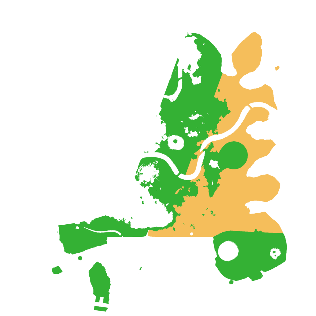 Biome Rust Map: Procedural Map, Size: 3000, Seed: 10342