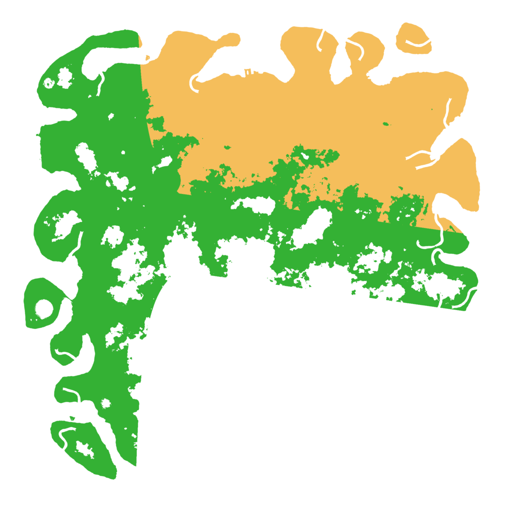 Biome Rust Map: Procedural Map, Size: 5000, Seed: 1707