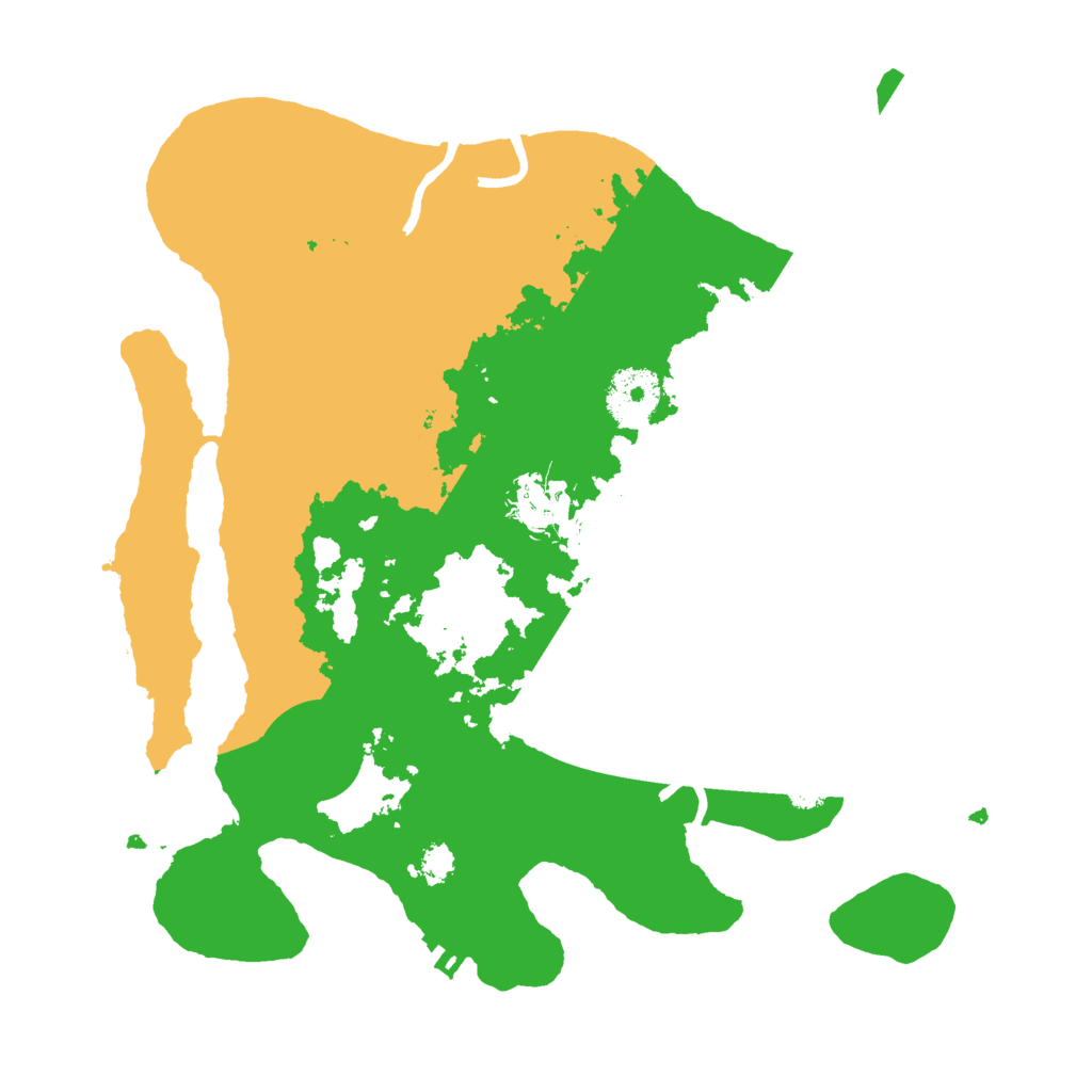 Biome Rust Map: Procedural Map, Size: 3000, Seed: 22207