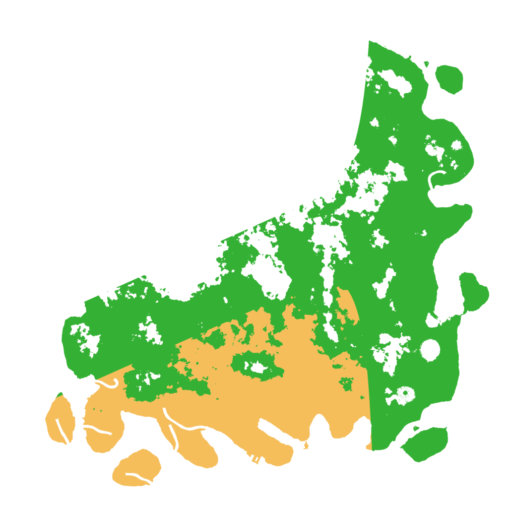 Biome Rust Map: Procedural Map, Size: 4500, Seed: 732719309