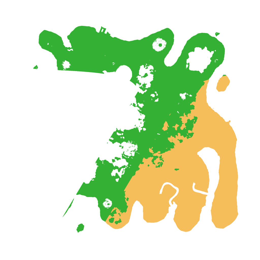 Biome Rust Map: Procedural Map, Size: 3000, Seed: 1000374