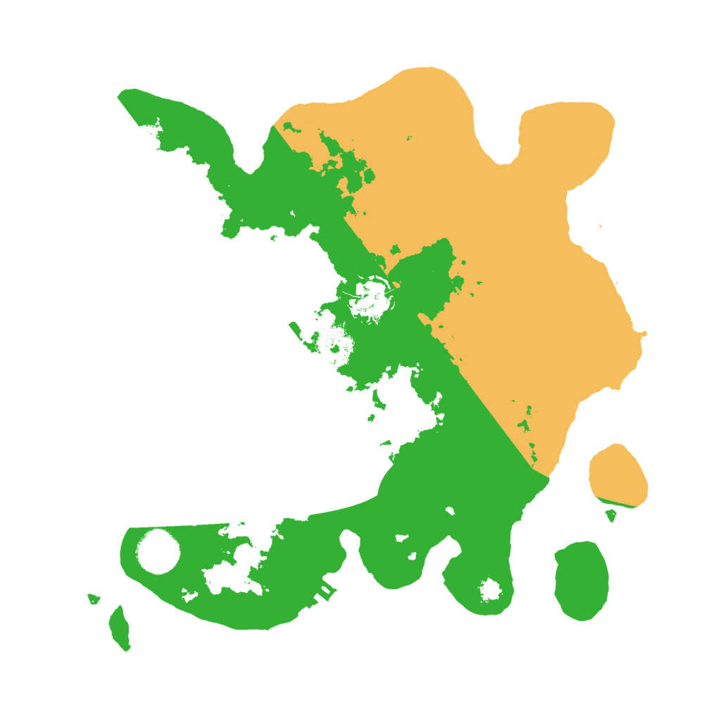 Biome Rust Map: Procedural Map, Size: 3000, Seed: 3076