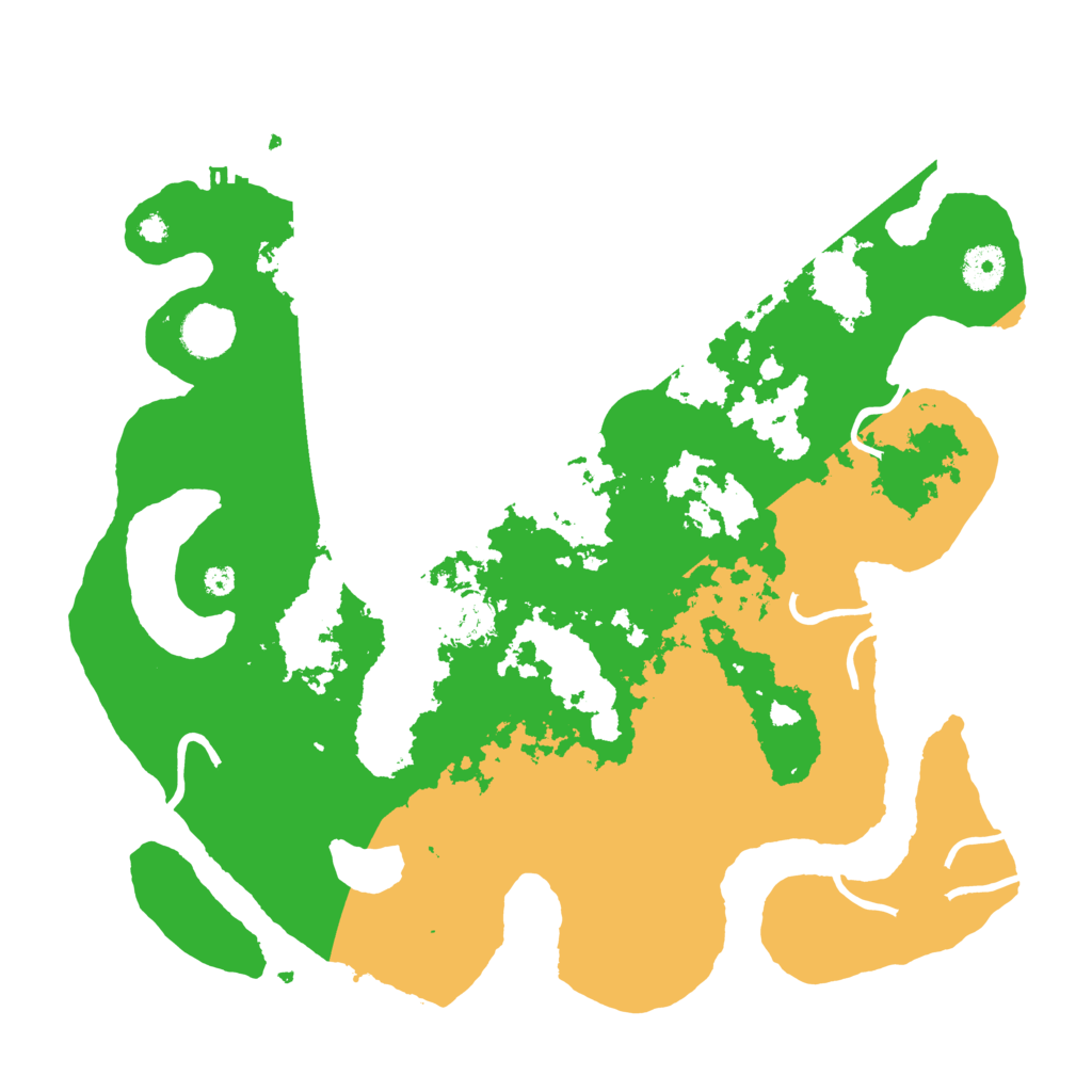 Biome Rust Map: Procedural Map, Size: 3700, Seed: 766502171