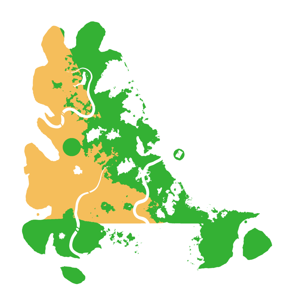 Biome Rust Map: Procedural Map, Size: 4350, Seed: 133769420