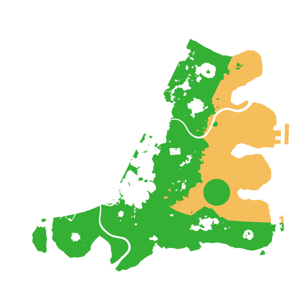 Biome Rust Map: Procedural Map, Size: 3000, Seed: 429345268