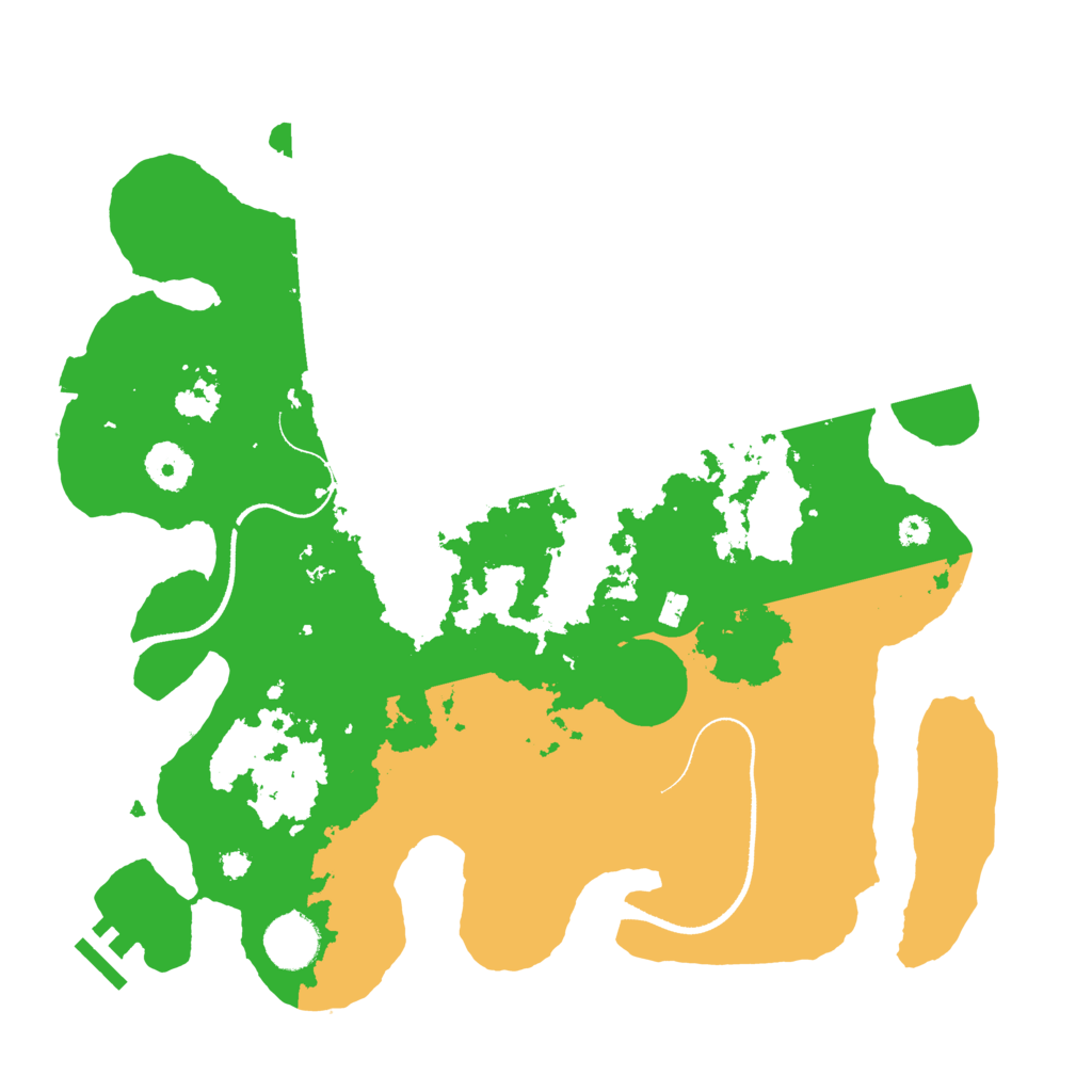 Biome Rust Map: Procedural Map, Size: 3502, Seed: 1