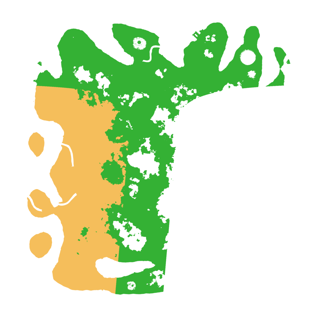 Biome Rust Map: Procedural Map, Size: 3700, Seed: 6210