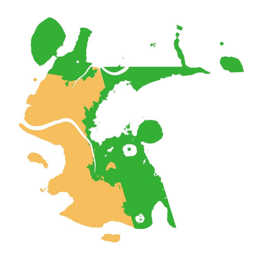 Biome Rust Map: Procedural Map, Size: 3000, Seed: 755124