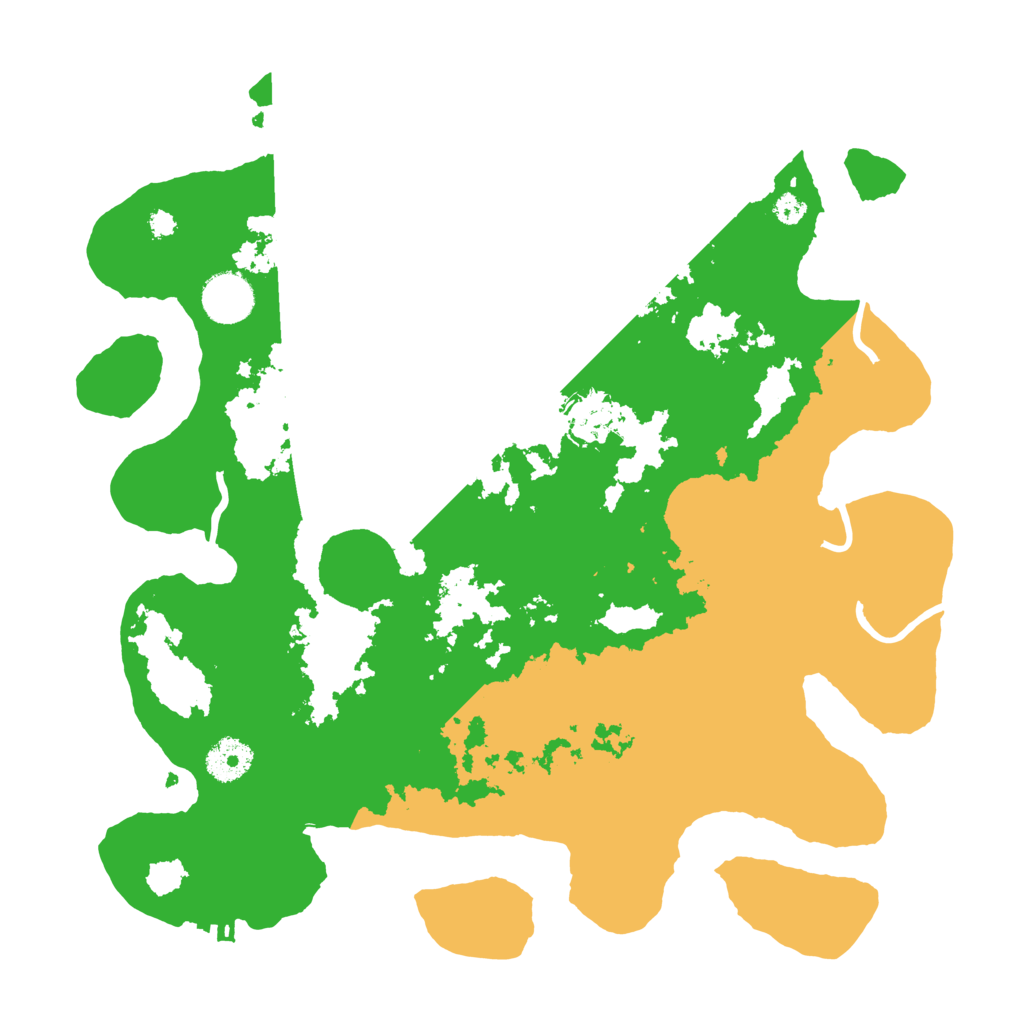 Biome Rust Map: Procedural Map, Size: 3500, Seed: 10000001