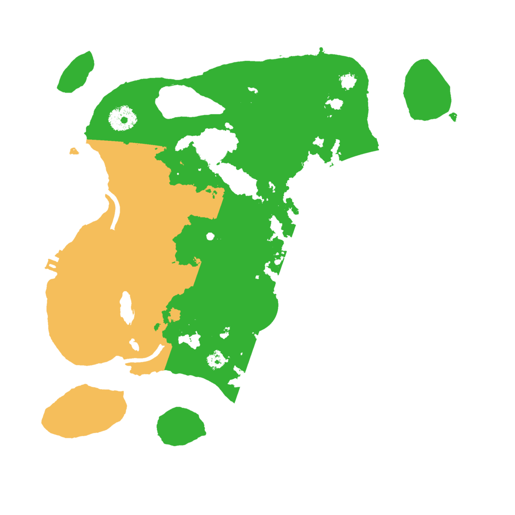 Biome Rust Map: Procedural Map, Size: 3000, Seed: 846501397