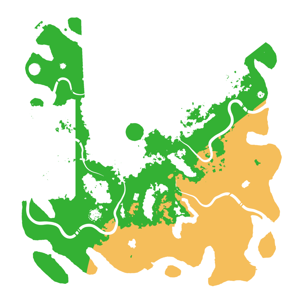 Biome Rust Map: Procedural Map, Size: 4500, Seed: 467022444