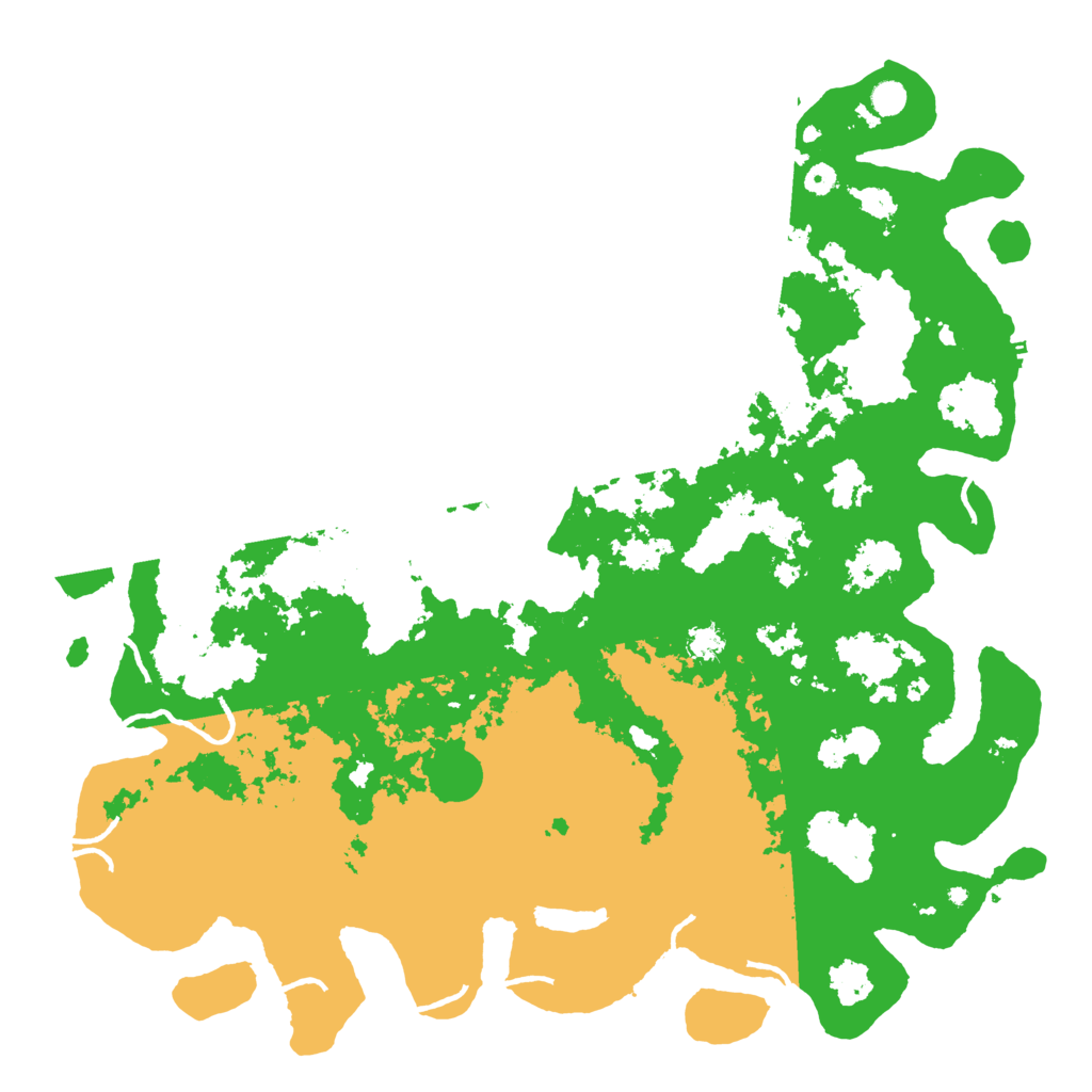 Biome Rust Map: Procedural Map, Size: 5500, Seed: 869