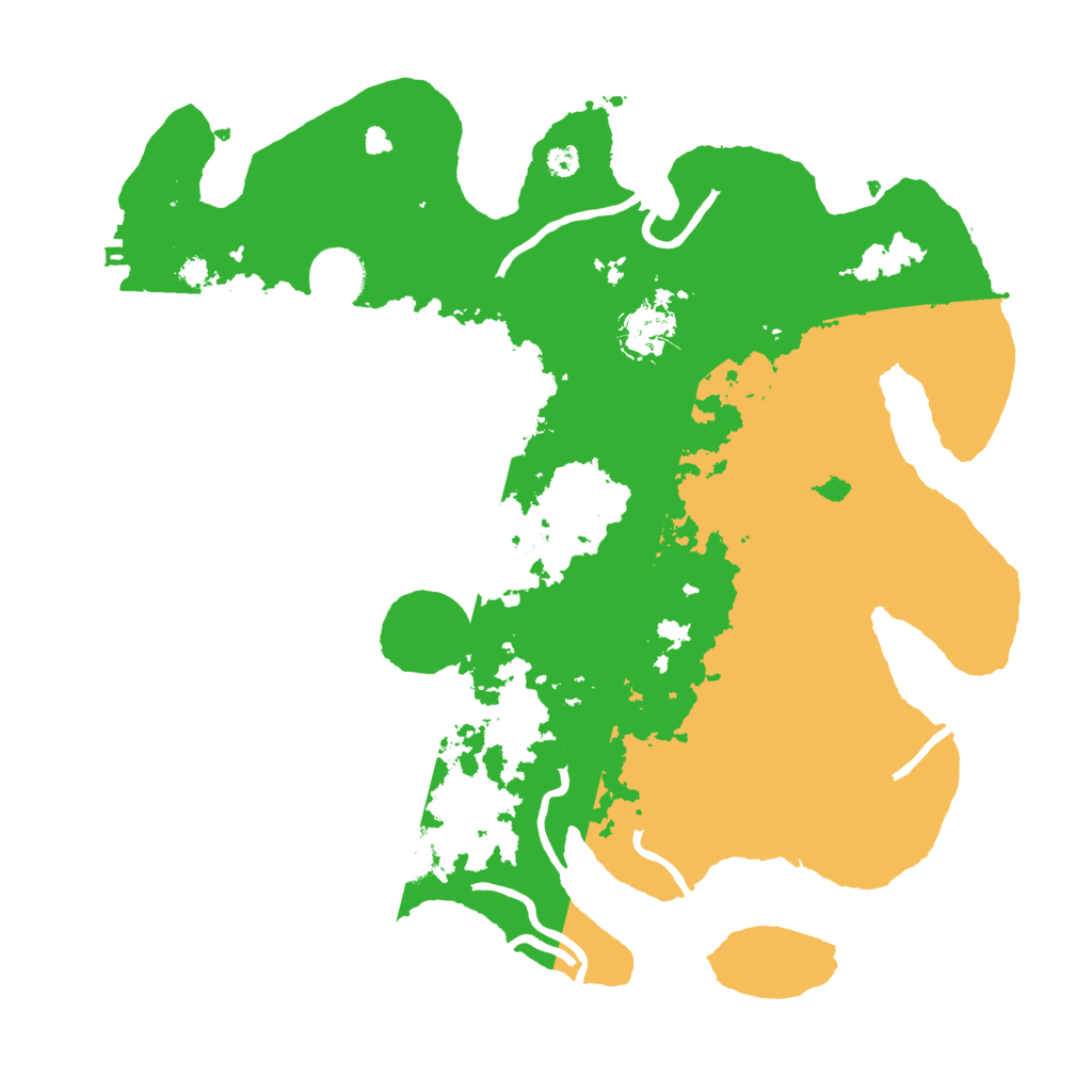 Biome Rust Map: Procedural Map, Size: 3500, Seed: 1629702836