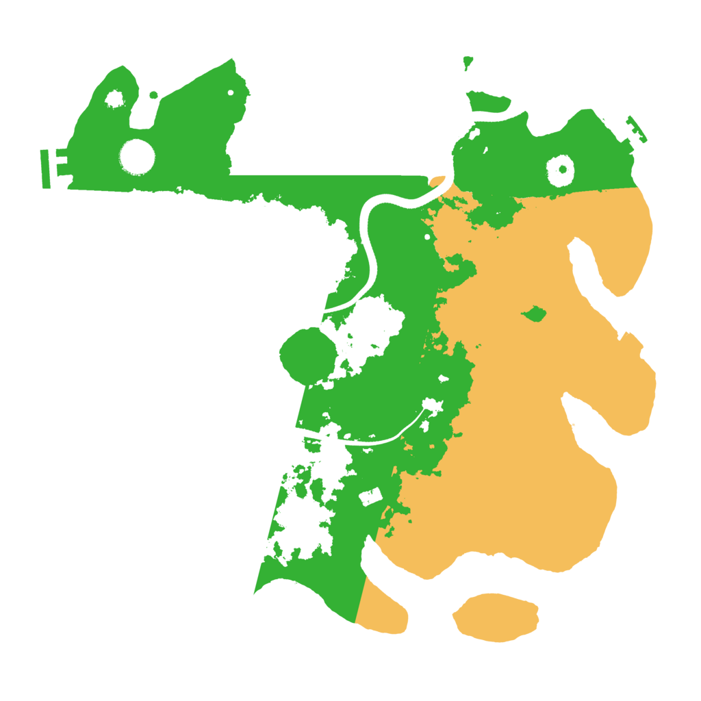 Biome Rust Map: Procedural Map, Size: 3500, Seed: 1629702836