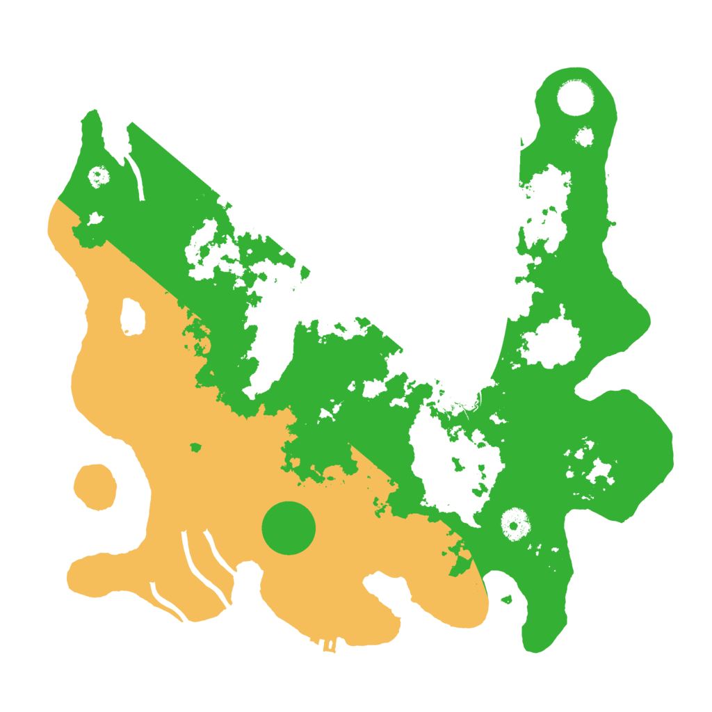 Biome Rust Map: Procedural Map, Size: 3500, Seed: 65468753