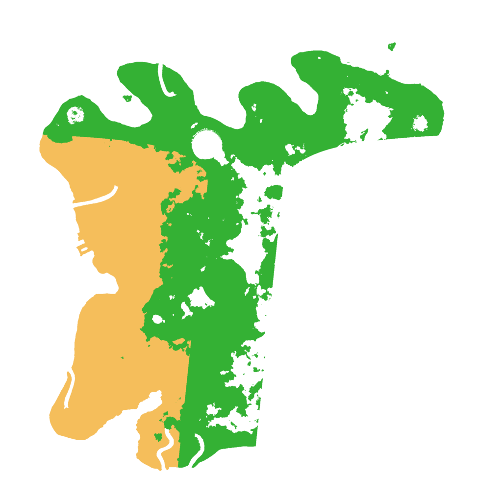 Biome Rust Map: Procedural Map, Size: 3000, Seed: 3889