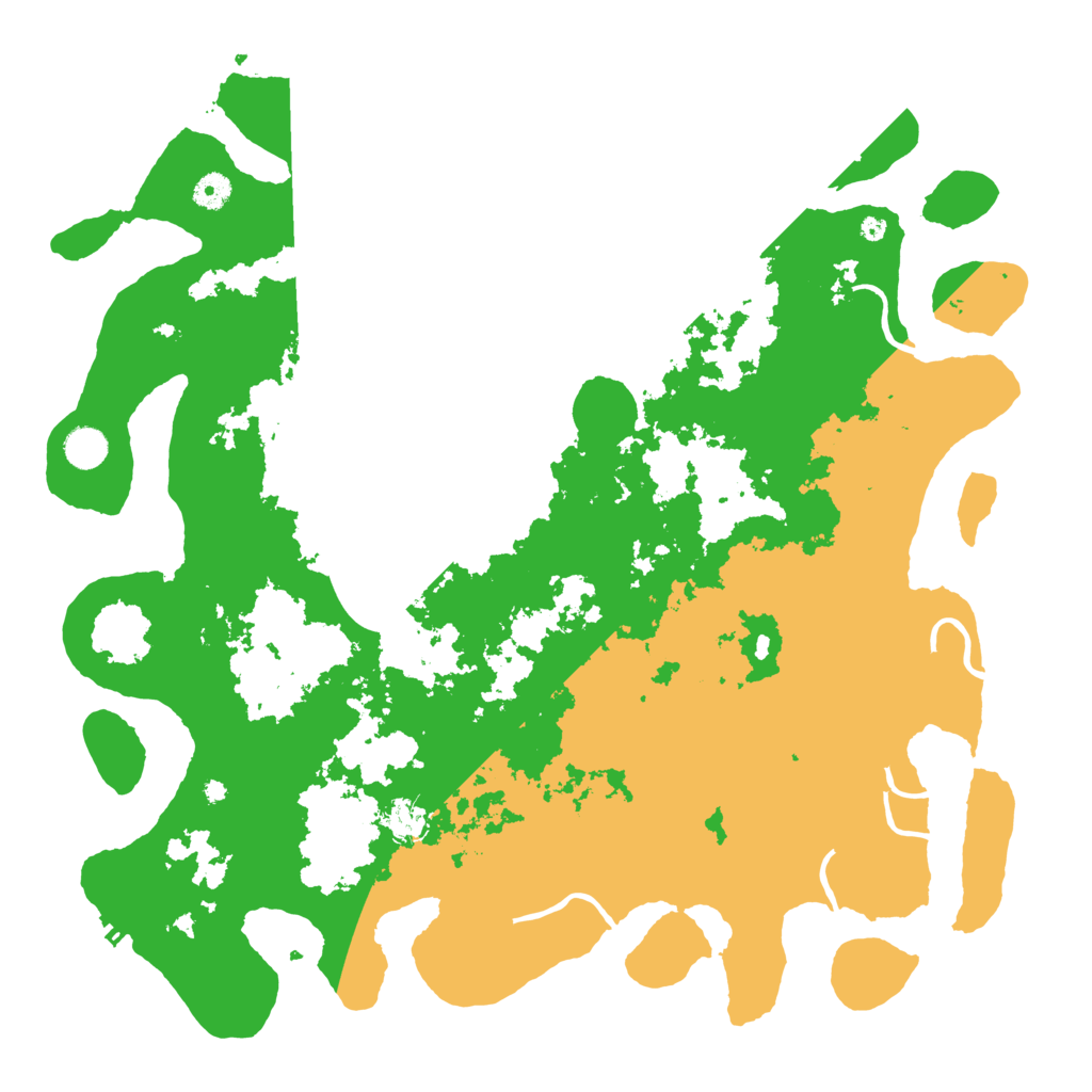 Biome Rust Map: Procedural Map, Size: 4500, Seed: 1389978633