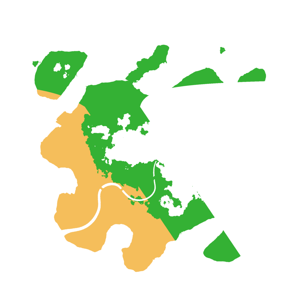 Biome Rust Map: Procedural Map, Size: 2500, Seed: 1934836592