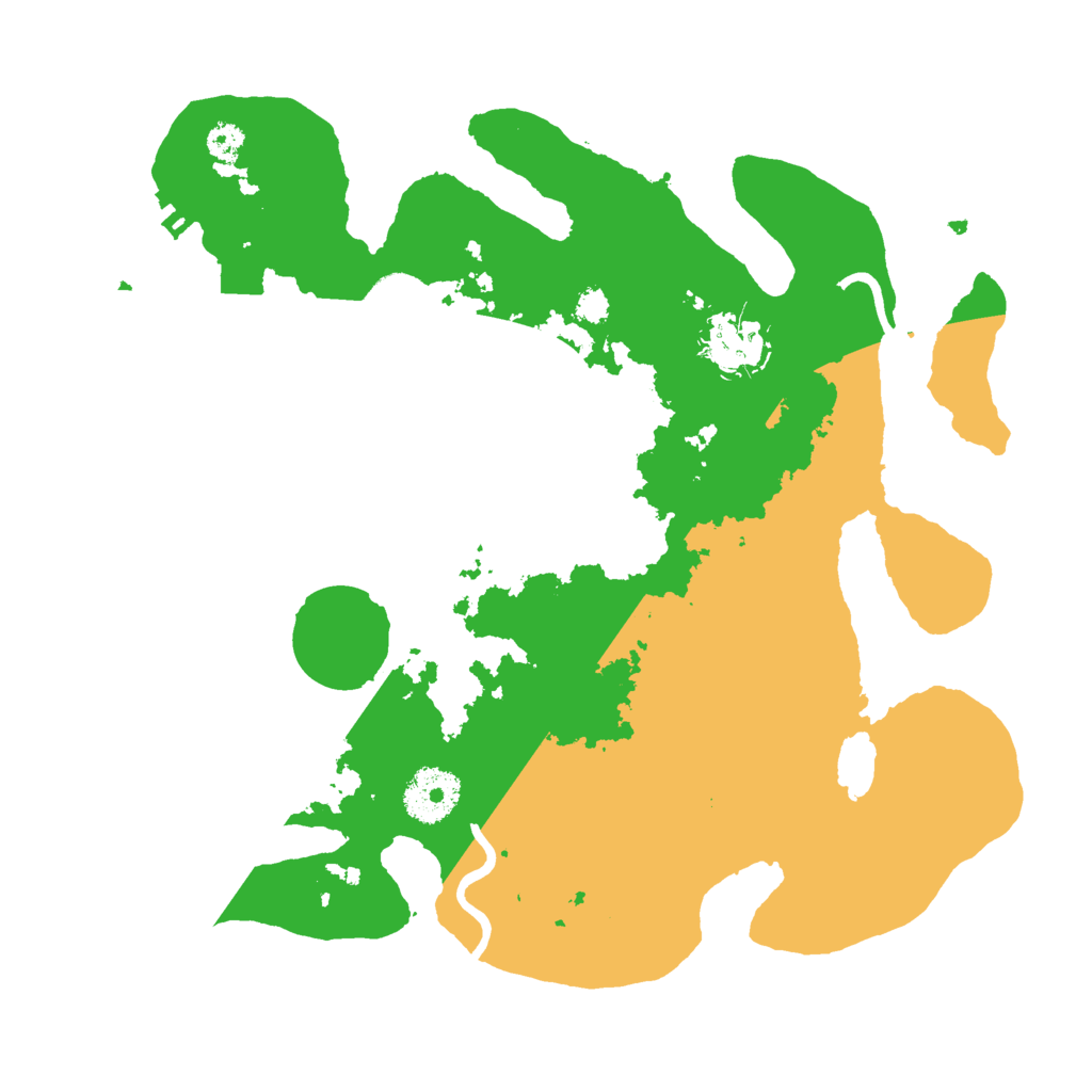 Biome Rust Map: Procedural Map, Size: 3000, Seed: 21941