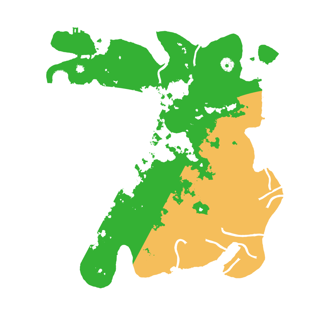 Biome Rust Map: Procedural Map, Size: 3500, Seed: 1503342994