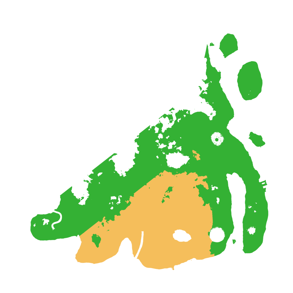 Biome Rust Map: Procedural Map, Size: 3500, Seed: 68228762