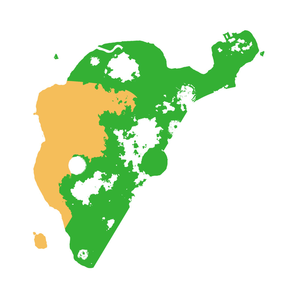 Biome Rust Map: Procedural Map, Size: 3000, Seed: 11598