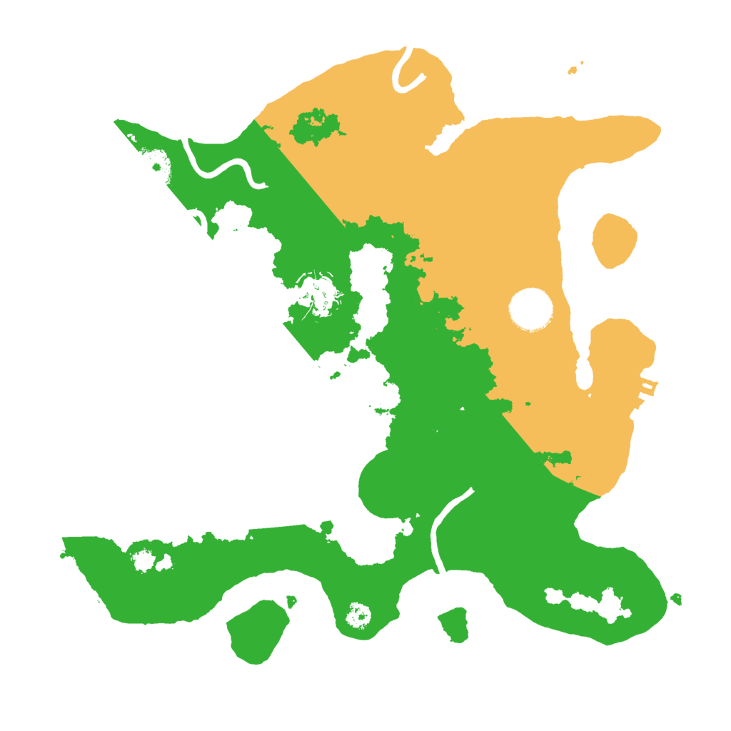 Biome Rust Map: Procedural Map, Size: 3000, Seed: 33954