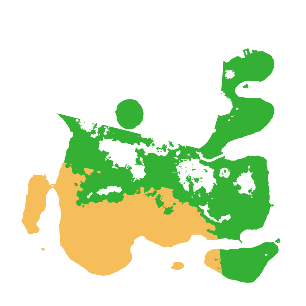 Biome Rust Map: Procedural Map, Size: 3000, Seed: 14908