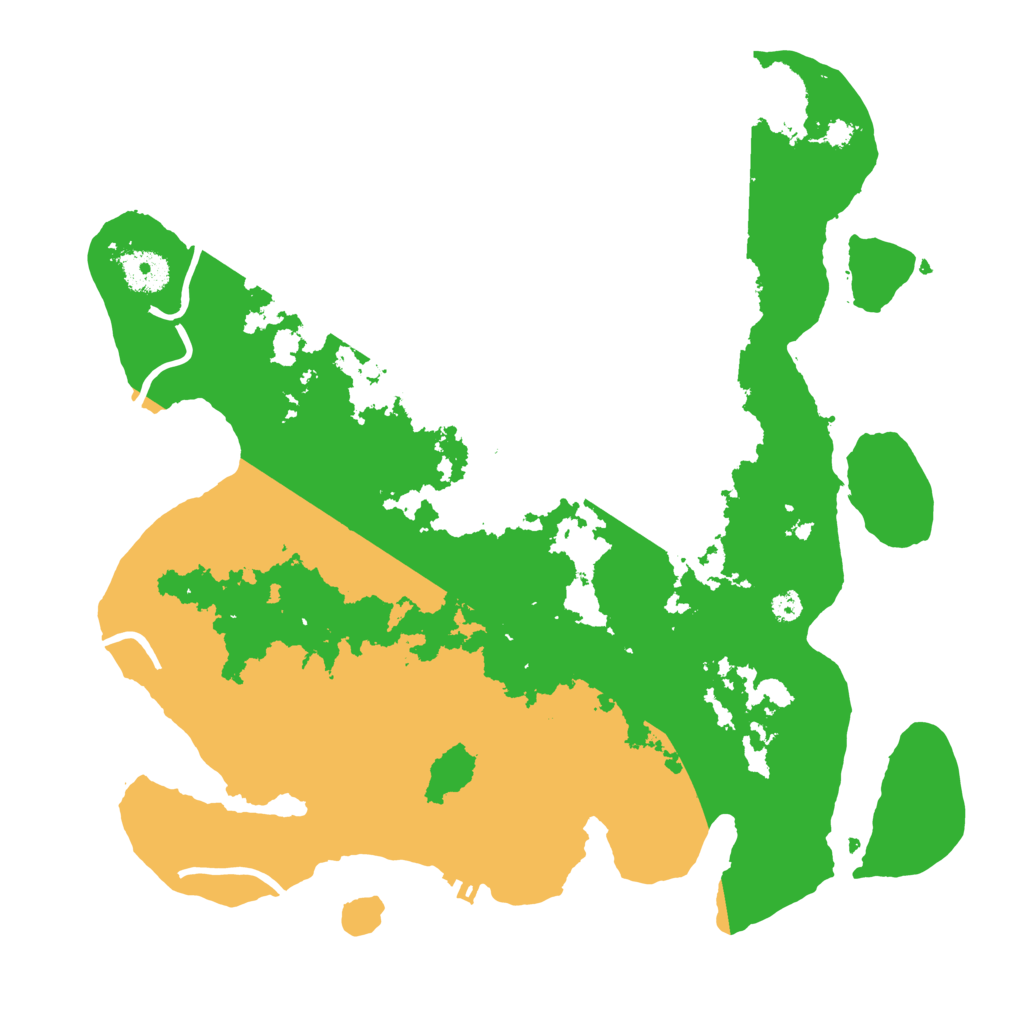 Biome Rust Map: Procedural Map, Size: 3500, Seed: 1921130203