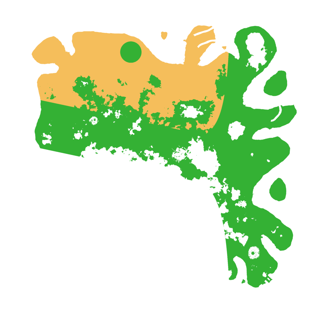 Biome Rust Map: Procedural Map, Size: 3900, Seed: 14256