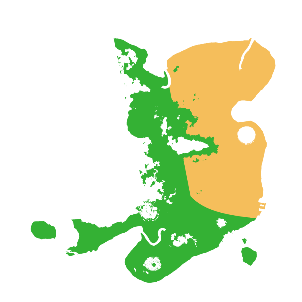 Biome Rust Map: Procedural Map, Size: 3000, Seed: 179926613