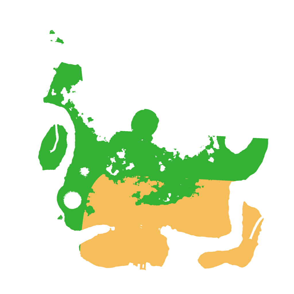 Biome Rust Map: Procedural Map, Size: 3000, Seed: 6800