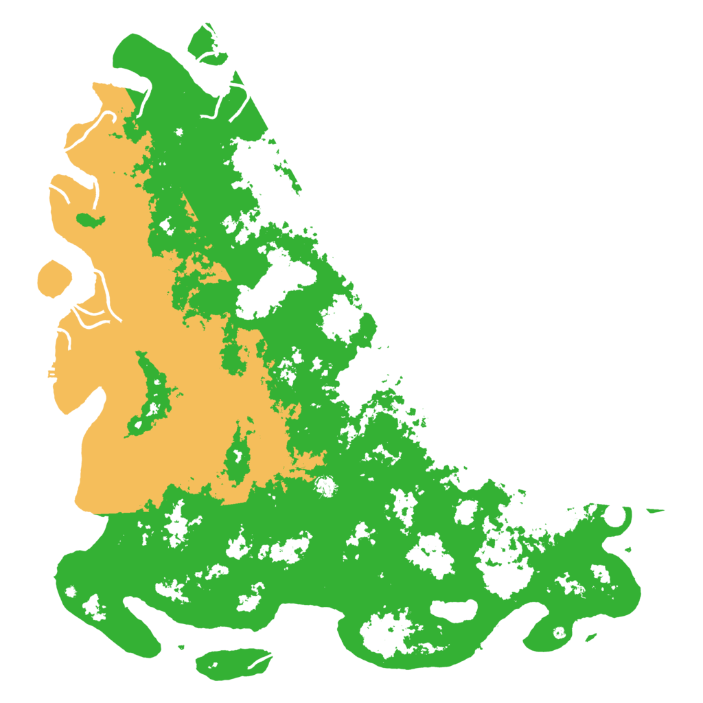 Biome Rust Map: Procedural Map, Size: 6000, Seed: 20230423