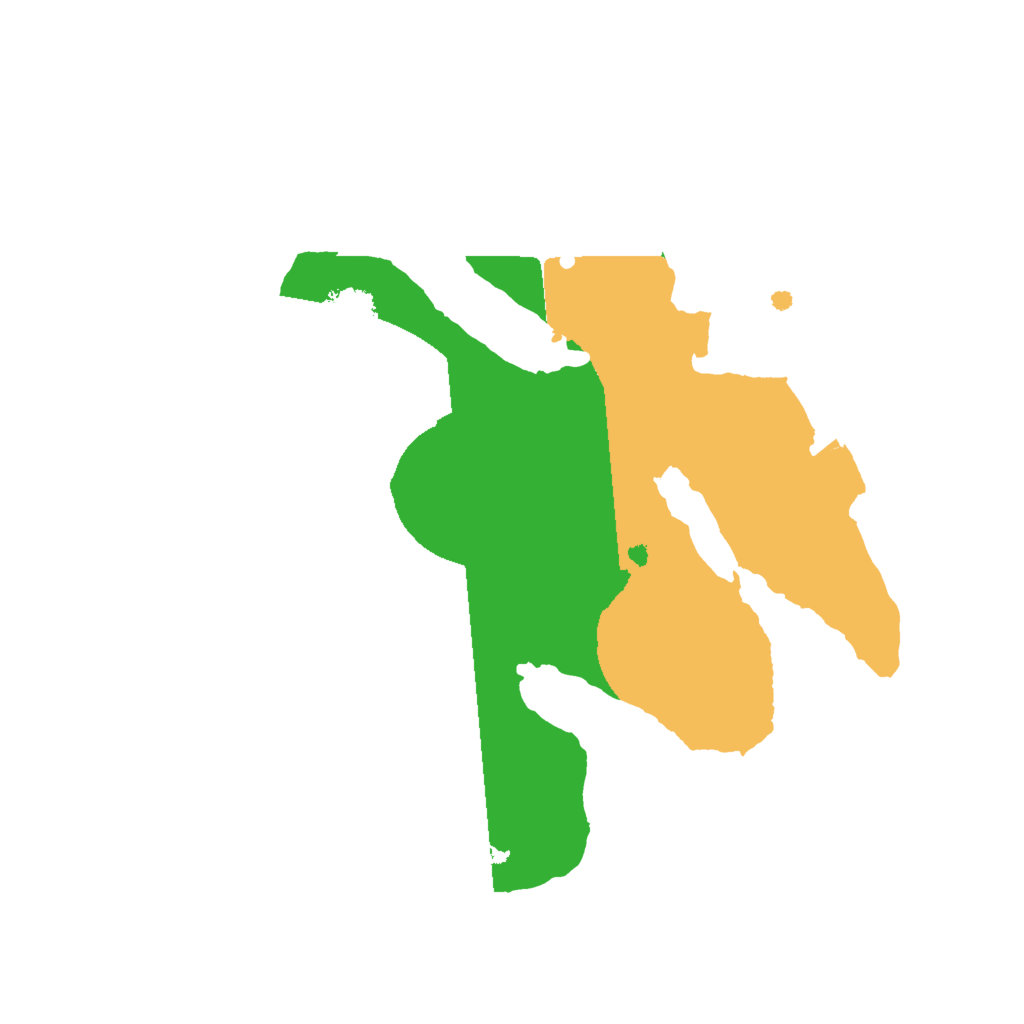 Biome Rust Map: Procedural Map, Size: 2000, Seed: 692969