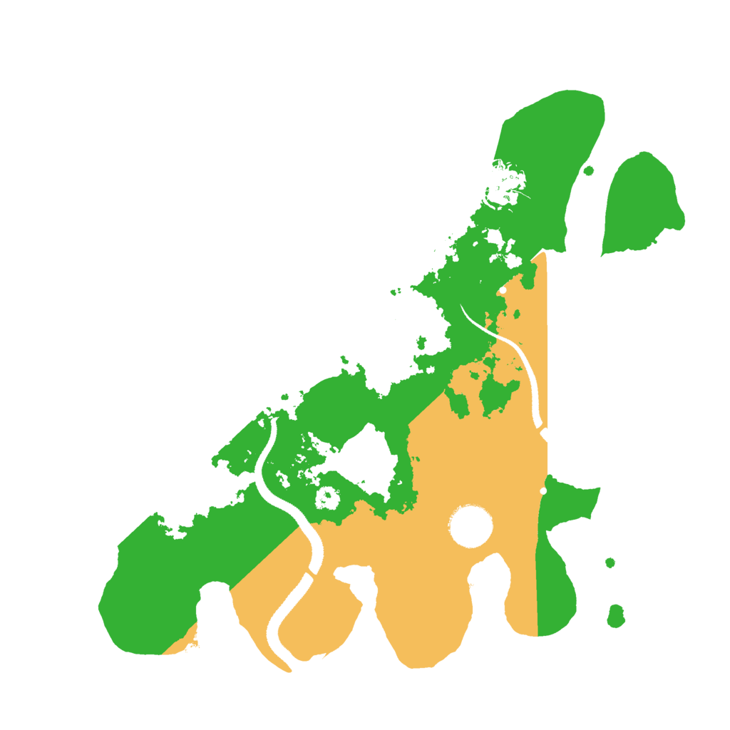 Biome Rust Map: Procedural Map, Size: 3000, Seed: 30441