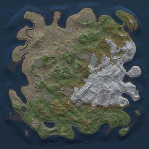 Thumbnail Rust Map: Procedural Map, Size: 4250, Seed: 19781408, 17 Monuments