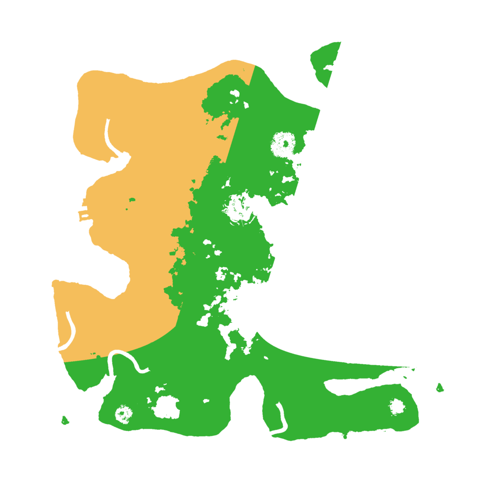 Biome Rust Map: Procedural Map, Size: 3000, Seed: 13312