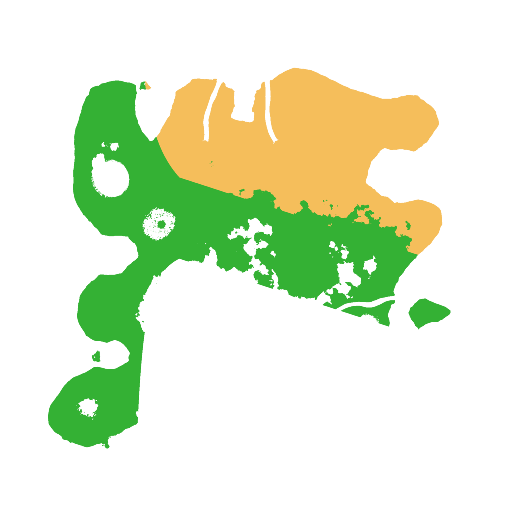 Biome Rust Map: Procedural Map, Size: 2500, Seed: 75371714
