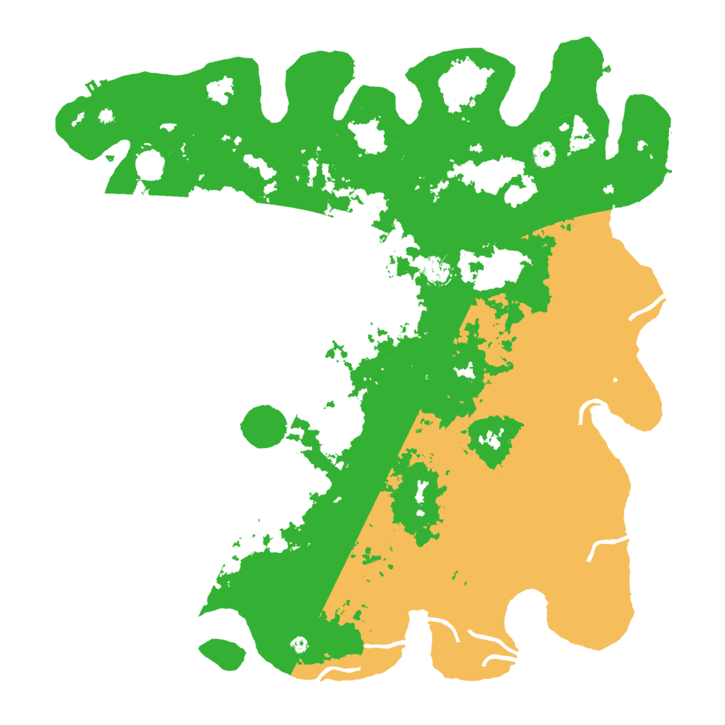 Biome Rust Map: Procedural Map, Size: 4500, Seed: 2024