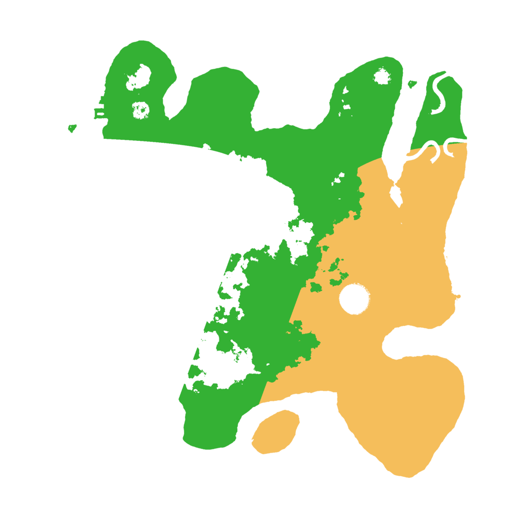 Biome Rust Map: Procedural Map, Size: 3000, Seed: 19155