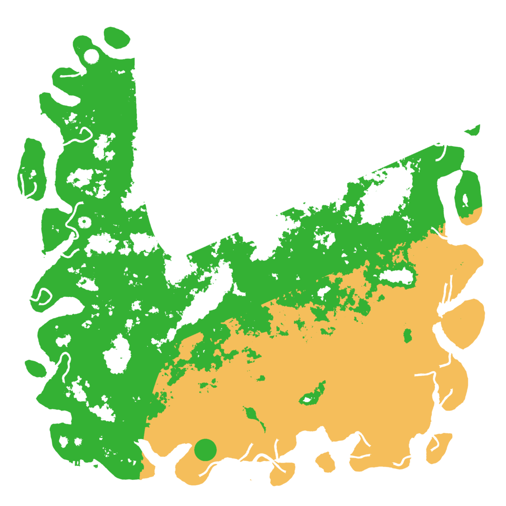 Biome Rust Map: Procedural Map, Size: 6000, Seed: 1867681442