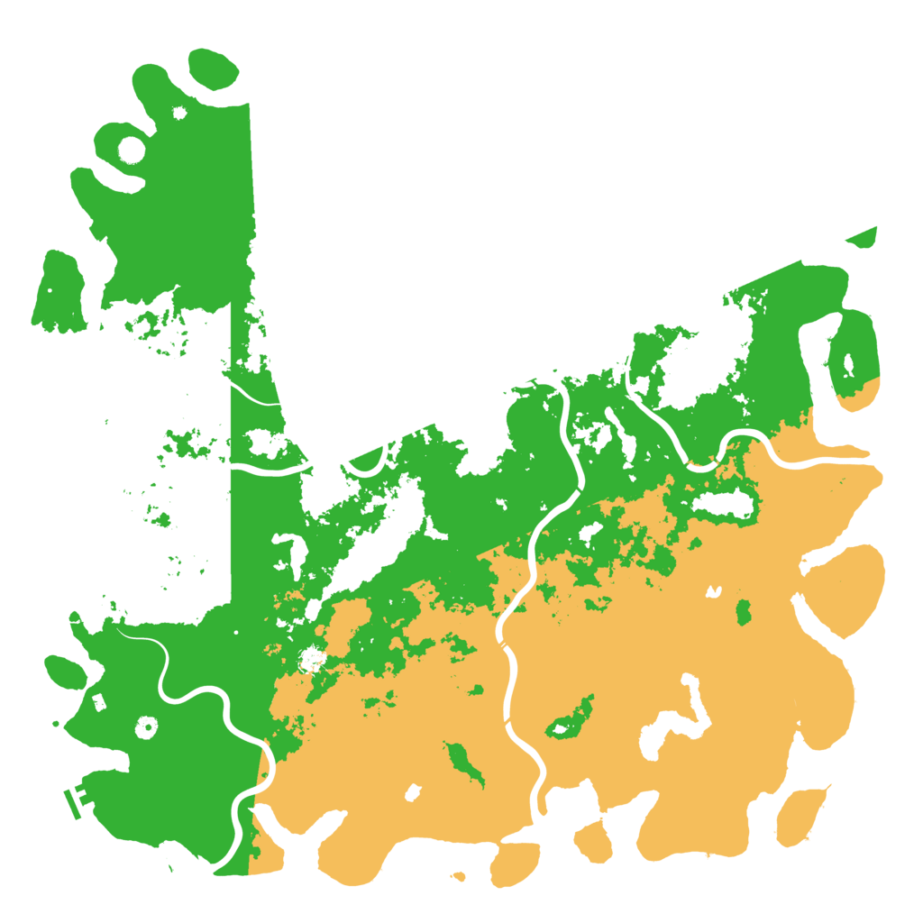 Biome Rust Map: Procedural Map, Size: 6000, Seed: 1867681442
