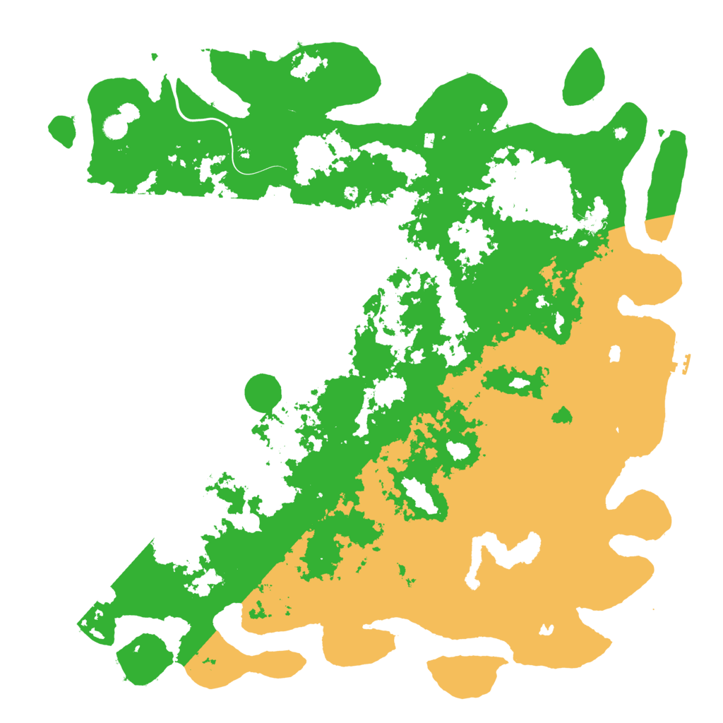 Biome Rust Map: Procedural Map, Size: 5200, Seed: 1234567