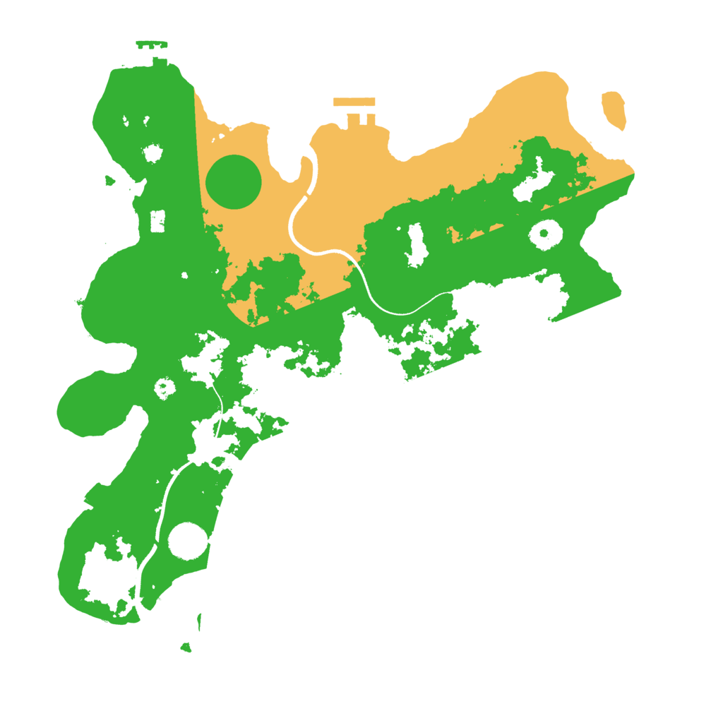 Biome Rust Map: Procedural Map, Size: 3500, Seed: 2102455678