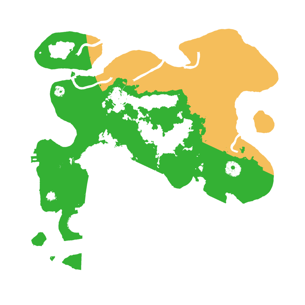 Biome Rust Map: Procedural Map, Size: 3000, Seed: 1134111184