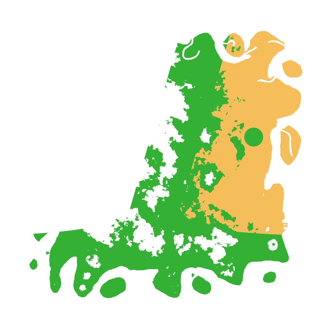 Biome Rust Map: Procedural Map, Size: 4500, Seed: 33207098