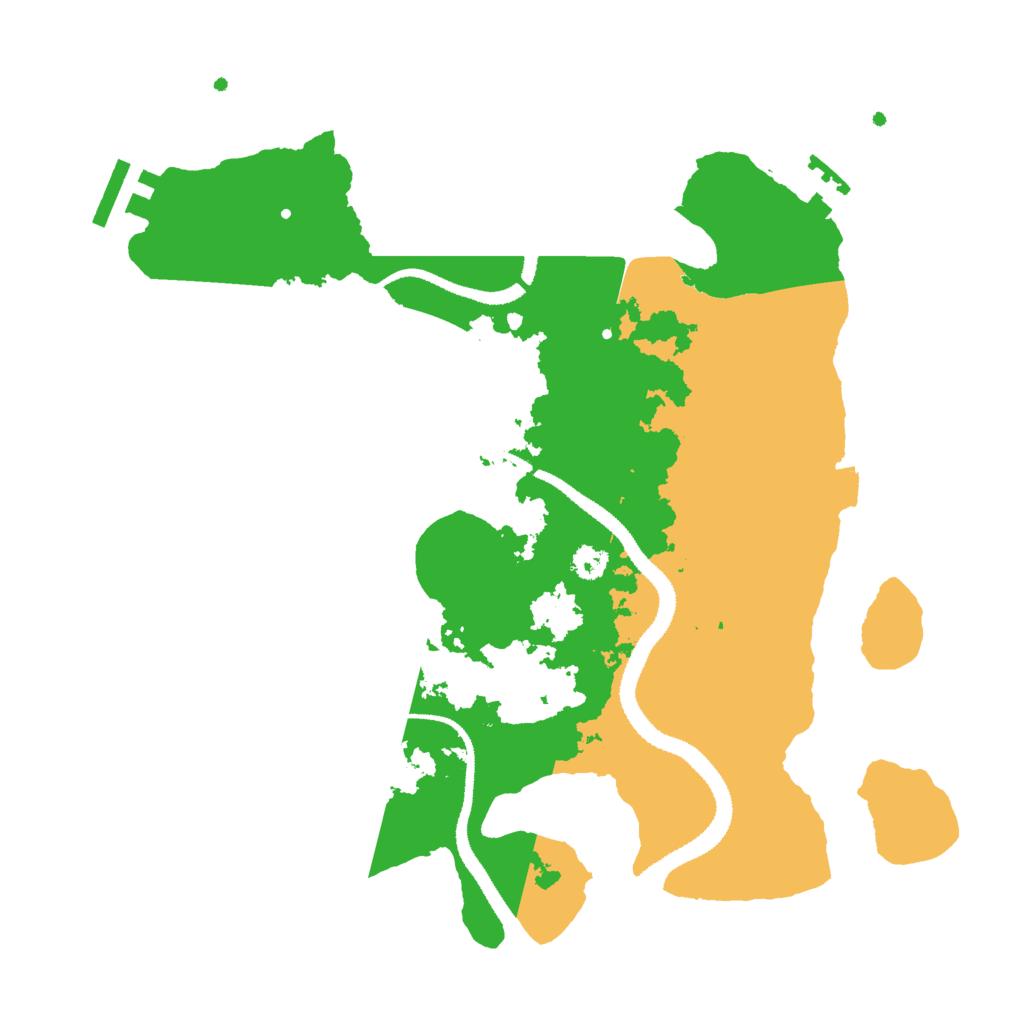 Biome Rust Map: Procedural Map, Size: 3000, Seed: 17841