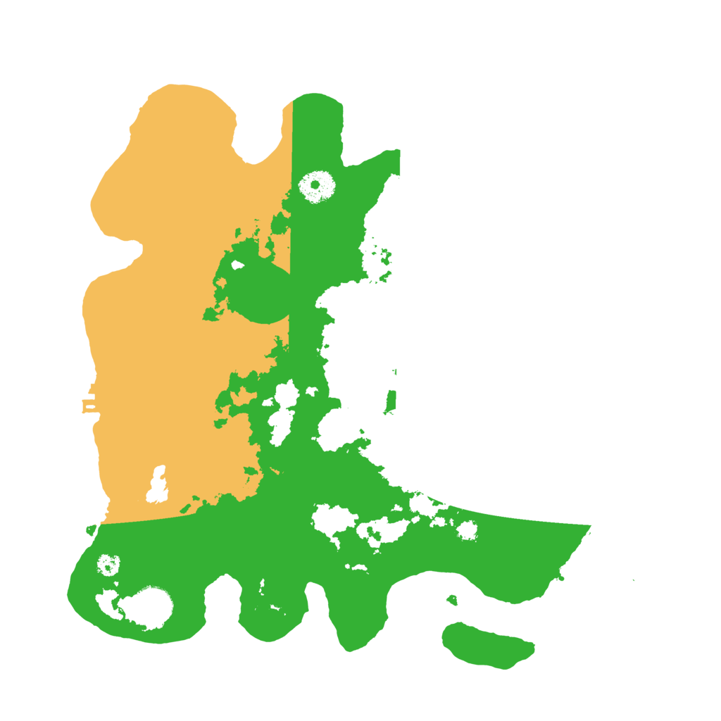 Biome Rust Map: Procedural Map, Size: 3250, Seed: 40164640