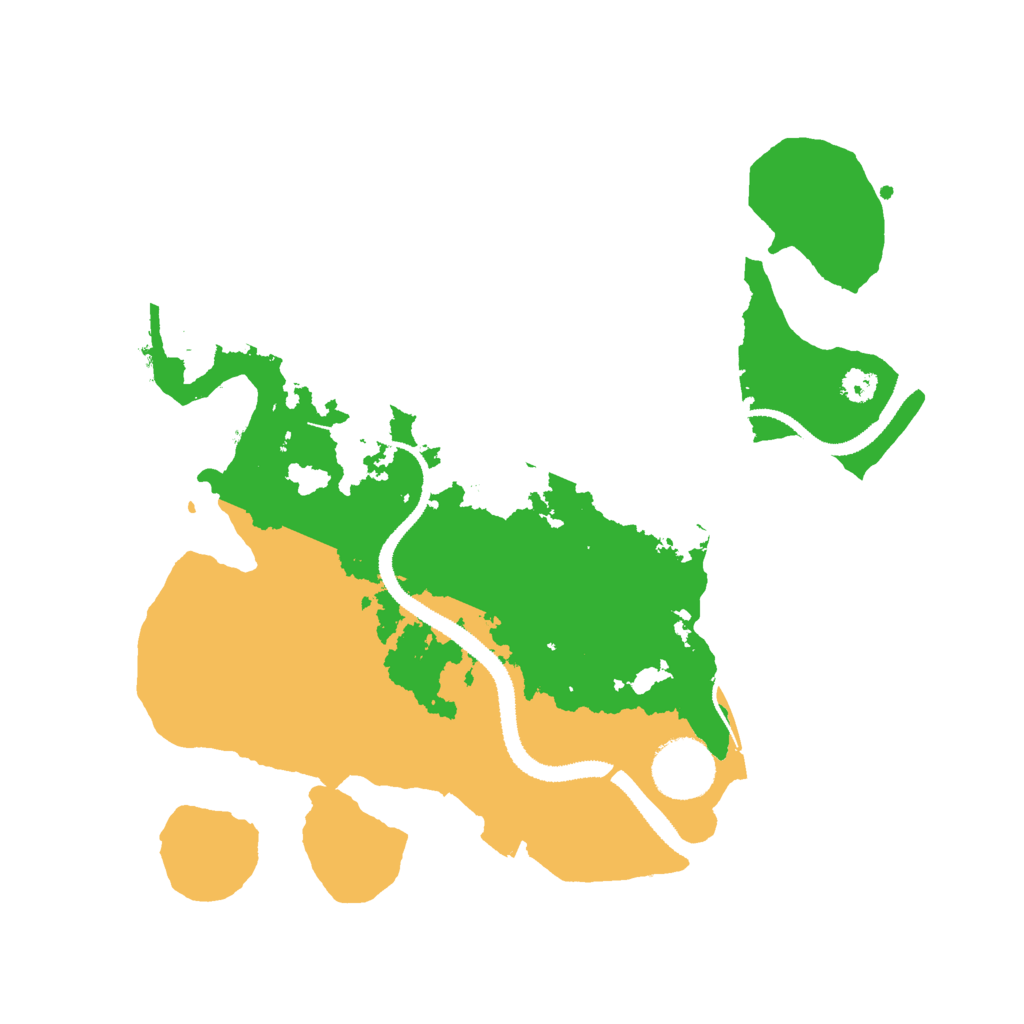 Biome Rust Map: Procedural Map, Size: 3000, Seed: 14343